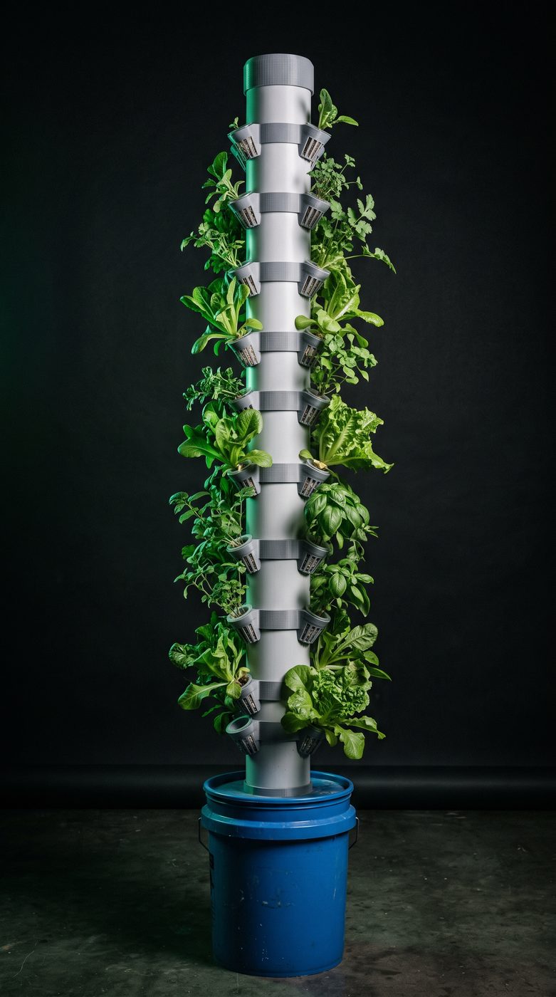 32-pod tower, full height